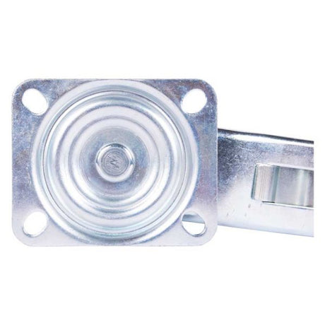 Rueda giratoria Tarsus + freno 160 mm. azul