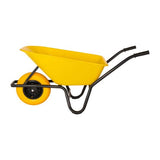 Carretilla plastico contenedor amarillo 85 litros HQ antifugas