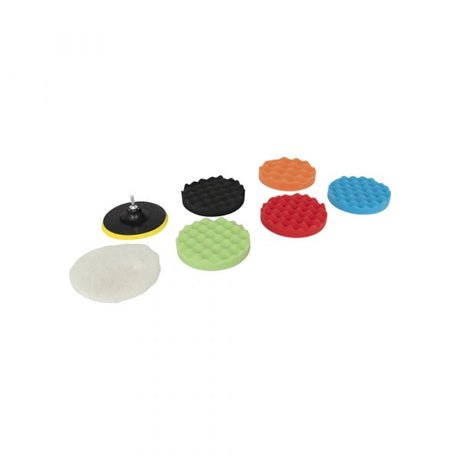 Conjunto de disco de pulido de 7 piezas 150 mm.