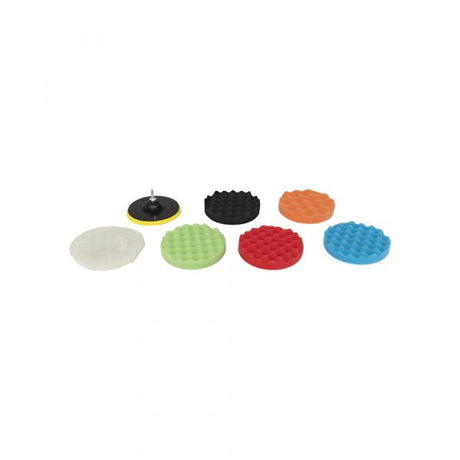 Conjunto de disco de pulido de 7 piezas 150 mm.