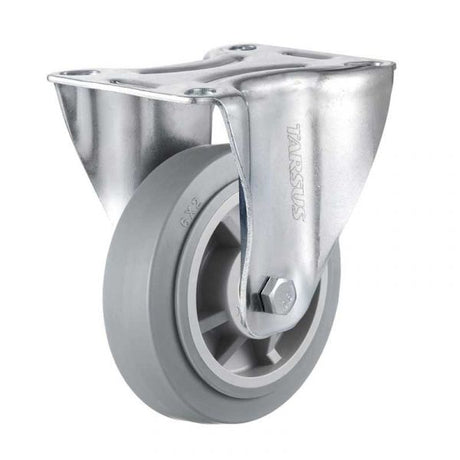 Rueda fija Tarso 150 mm. tpr extra silencioso