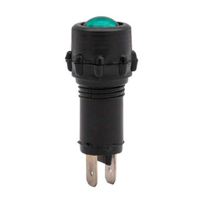 Luz indicadora LED verde.