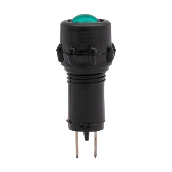 Luz indicadora LED verde.