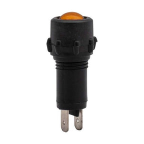 Luz indicadora LED naranja.
