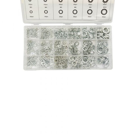 Surtido de anillos de retención Topgear 720 piezas.