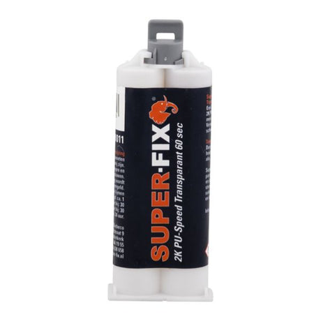 Pegamento pu 2k velocidad 50 ml. transp. súper arreglo