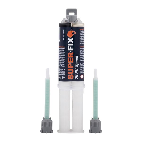 Pegamento pu 2k velocidad 25 ml. súper arreglo