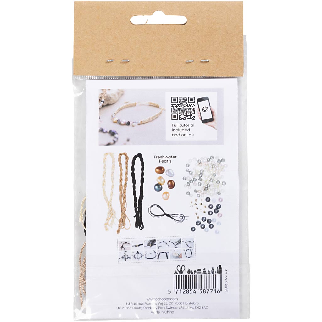 Creativ company cc creative mini hobby set joyería pulsera macramé