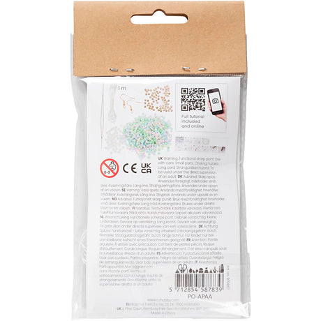 Creativ Company Mini Hobbyset Jewelry Pulsera elástica y arete