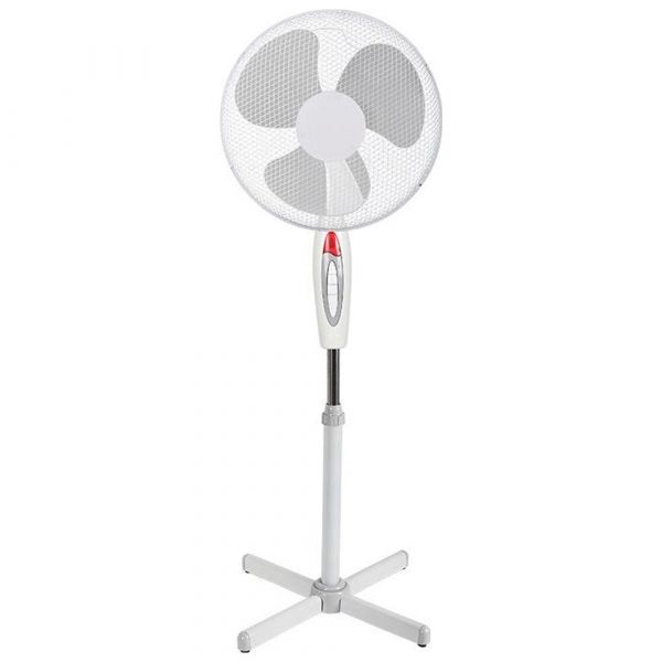 Ventilador sobre soporte 128 cm. blanco