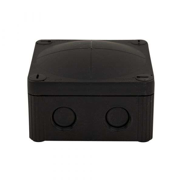 Caja de cables Enzo negra + 3x prensaestopas.