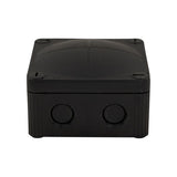 Caja de cables Enzo negra + 3x prensaestopas.