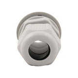 Prensaestopas m20 gris 10 piezas.