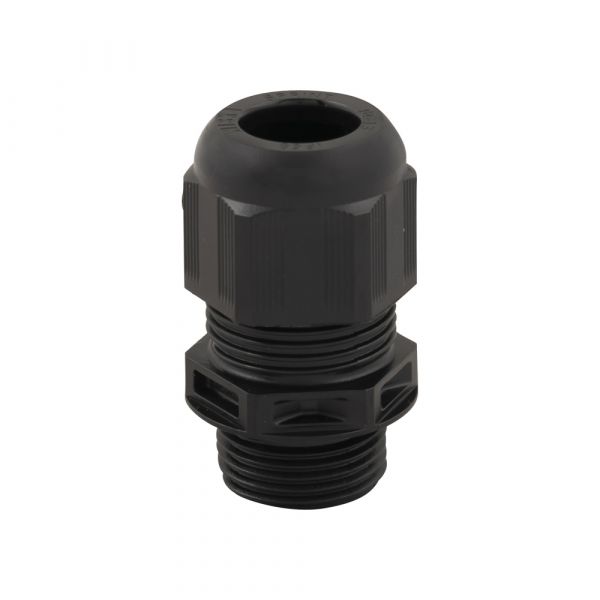 Prensaestopas m20 negro por pieza.