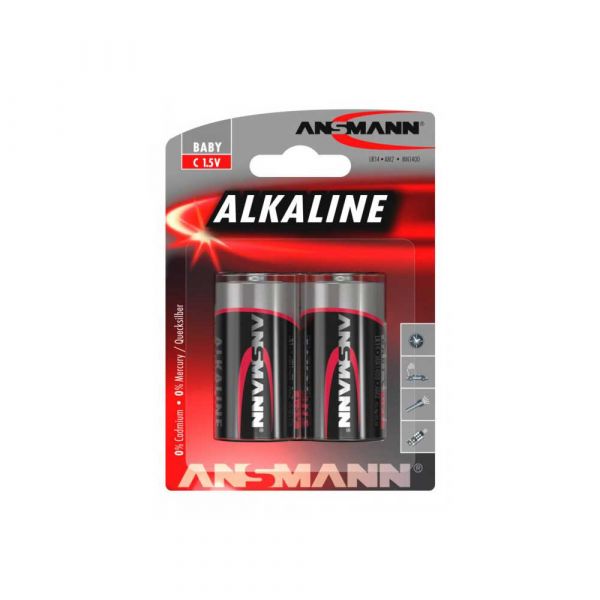 Pila alcalina lr14 2uds.