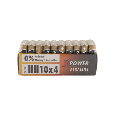 Pila alcalina aaa lr03 40 uds.