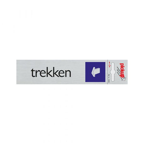 Tablero de aluminio tumbado - 165x44 mm autoadhesivo.