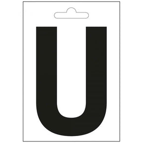 Letra náutica u negra 100 mm.