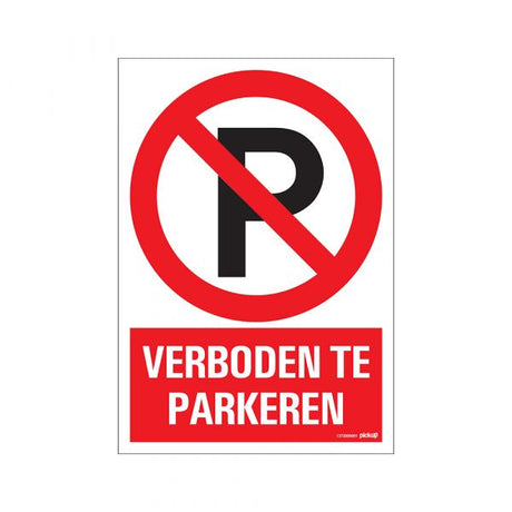 Señal de prohibido aparcar - 230x330 mm.