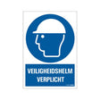 Señal de obligación de casco de seguridad - 230x330 mm.
