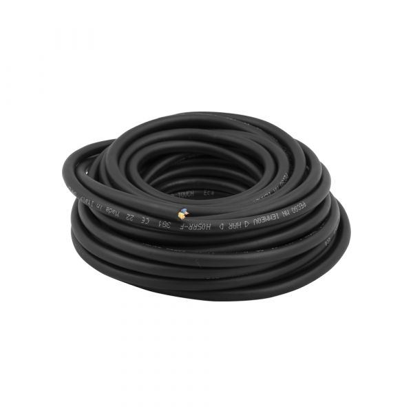 Cable neopreno 3x1.0 negro 10 metros