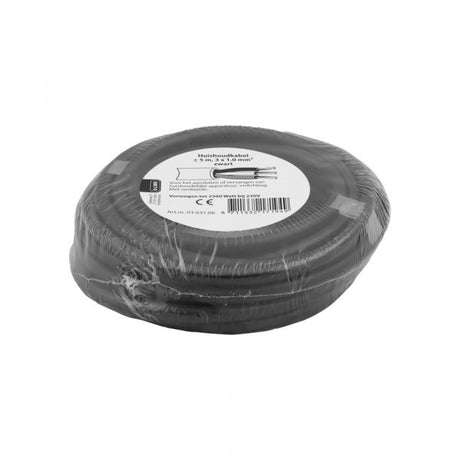 Cable doméstico 3x1,0 negro 5 metros