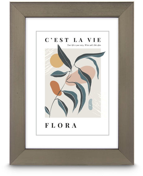 Marco de fotos Hama - flora - 30 x 40 cm - acero -