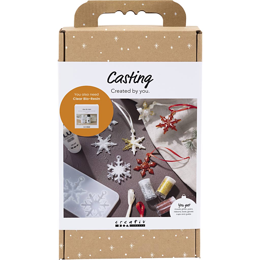 Hobby de la empresa Creativ set fundición de copos de nieve