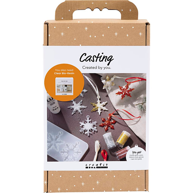 Hobby de la empresa Creativ set fundición de copos de nieve
