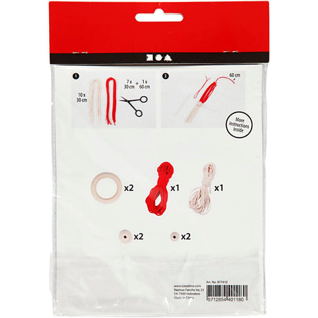 Empresa creativa https: www.cchobby.nl creative-mini-kit-macrame-elf-h-14-cm-1-doos