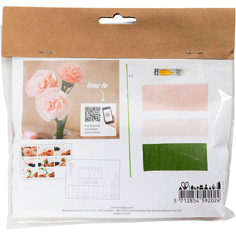 Creativ Company Mini Hobbyset Crepepapier Carnations