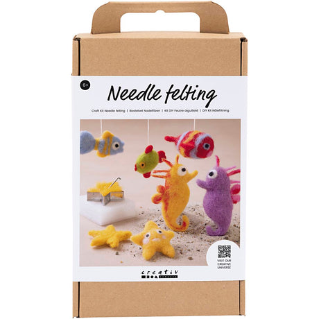 Creativ Company Hobbyset Needle Fanting Marine Animals