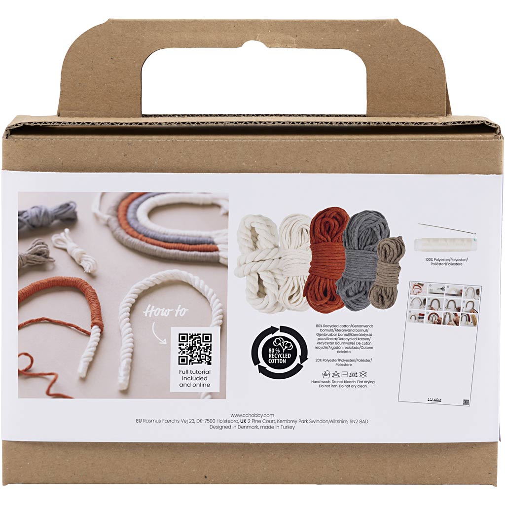 Empresa creativa https: www.cchobby.nl mini-hobbyset-macrame-rainbow-1-doos