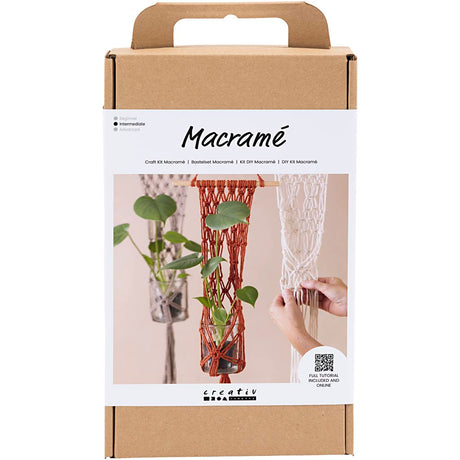 Empresa creativa https: www.cchobby.nl hobbyset-macrame-bloemenhanger-1-doos