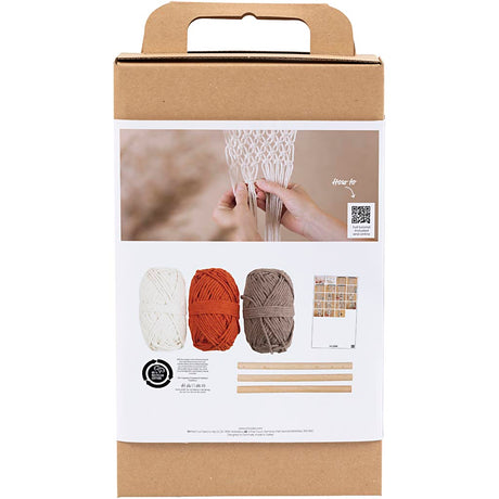 Empresa creativa https: www.cchobby.nl hobbyset-macrame-bloemenhanger-1-doos