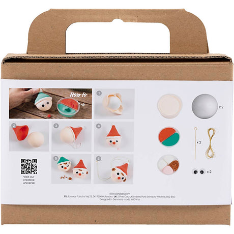 Empresa creativa https: www.cchobby.nl mini-hobbyset-christmas-balls-red-and-green-gnomes-1-doos