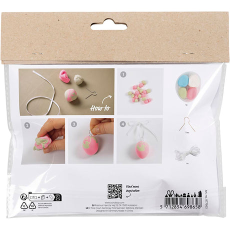 Empresa creativa https: www.cchobby.nl mini-hobbyset-boetseren-gemarmerde-eieren-1-doos