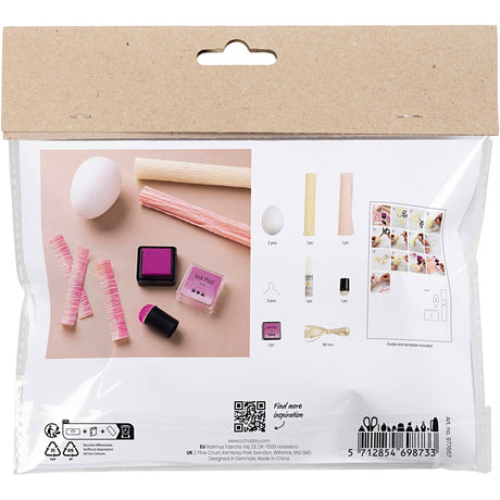 Empresa creativa https: www.cchobby.nl mini-hobbyset-crepe-paper-eggs-light-pink-light-amarillo-1-box