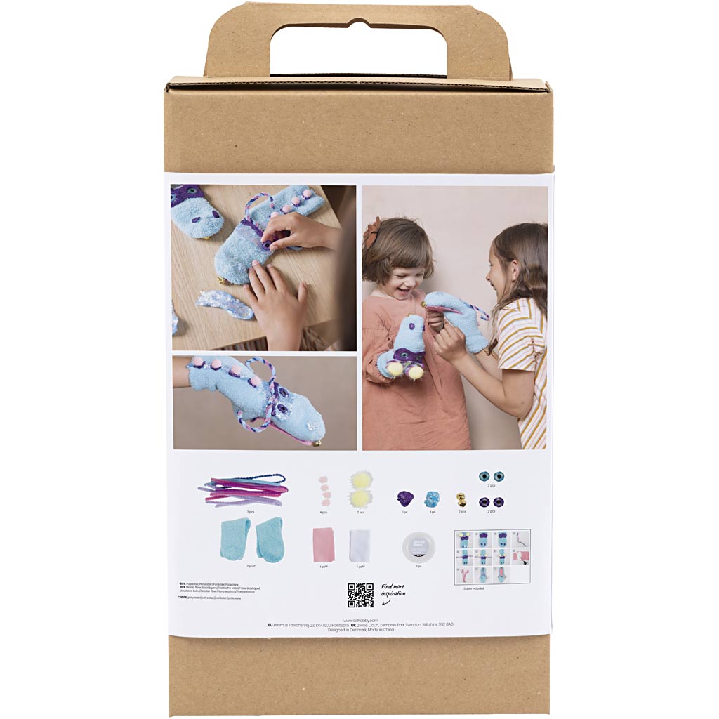 Empresa creativa https: www.cchobby.nl hobbyset-decoration-socksmonster-diverse-colors-1-box
