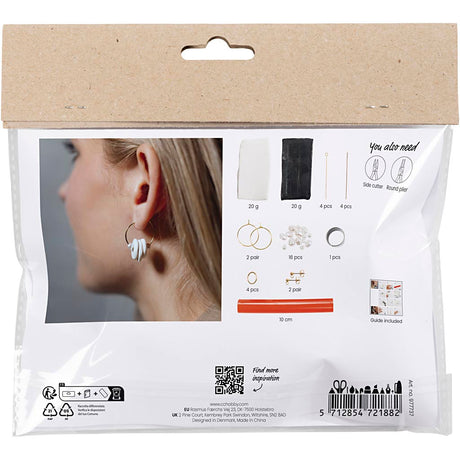 Empresa creativa https: www.cchobby.nl mini-hobbyset-jewelry-earrings-black-white-1-box