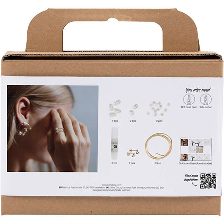 Empresa creativa https: www.cchobby.nl mini-hobbyset-jewelry-earrings-metal-wire-gold-filled-1-box