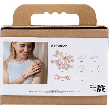 Empresa creativa https: www.cchobby.nl mini-hobbyset-jewelry-necklaces-and-bracelet-pink-1-box