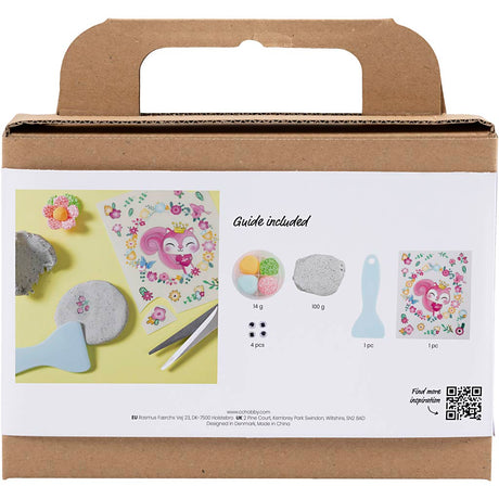 Empresa creativa https: www.cchobby.nl mini-hobbyset-modeling-stone-with-insect-gray-light-pink-light-turquoise-1-box