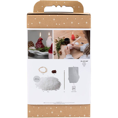 Empresa creativa https: www.cchobby.nl hobbyset-candle-making-christmas-mat-transparant-red-1-doos