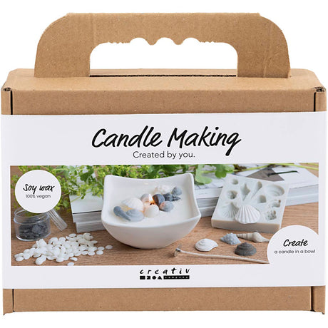 Empresa creativa https: www.cchobby.nl mini-hobbyset-candle-making-shells-gray-off-white-1-box