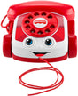 Fisher-price fisher price - teléfono de chat rojo rubí del 80 aniversario de mattel