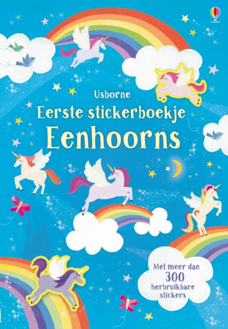 Primer libro de pegatinas de Central Book House: unicornios. 3+