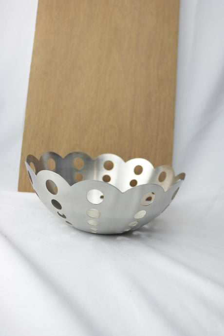 Frutero de acero inoxidable 24x10cm. Frutero acero inoxidable 24x10cm.