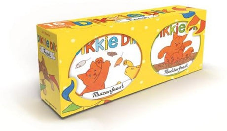 Folletos para fiestas dikkie dik del grupo editorial Gottmer, 16 unidades.