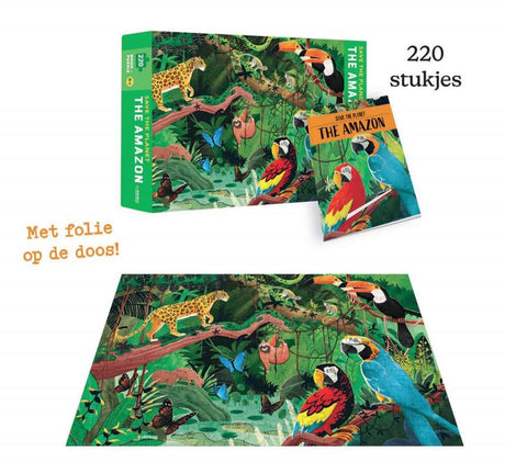 Rebo amazon - libro + rompecabezas
